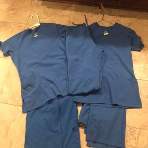 Jockey royal blue scrubs